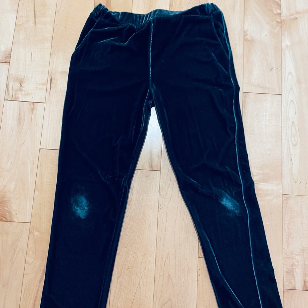 Peek Blue Velvet Sweatpants Size 3XL